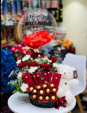 Birthday Rose & Chocolate Hamper